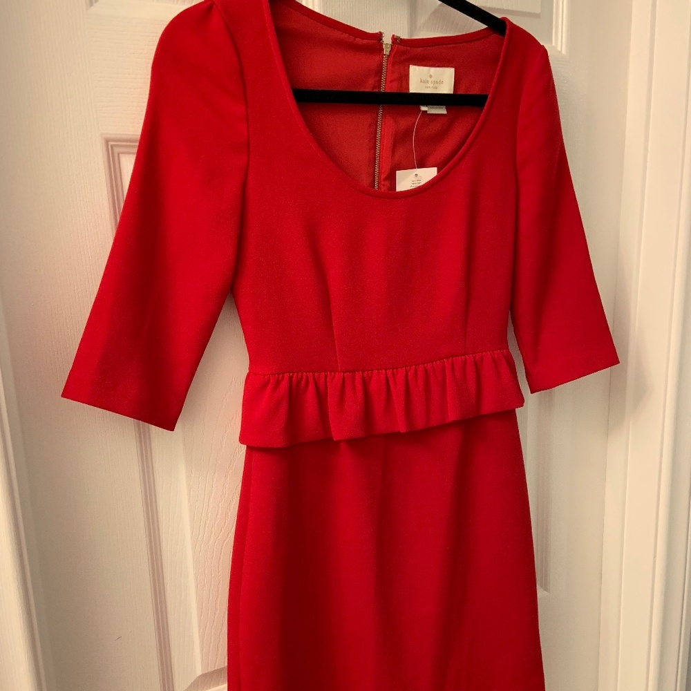 Kate Spade Red Cocktail Dress